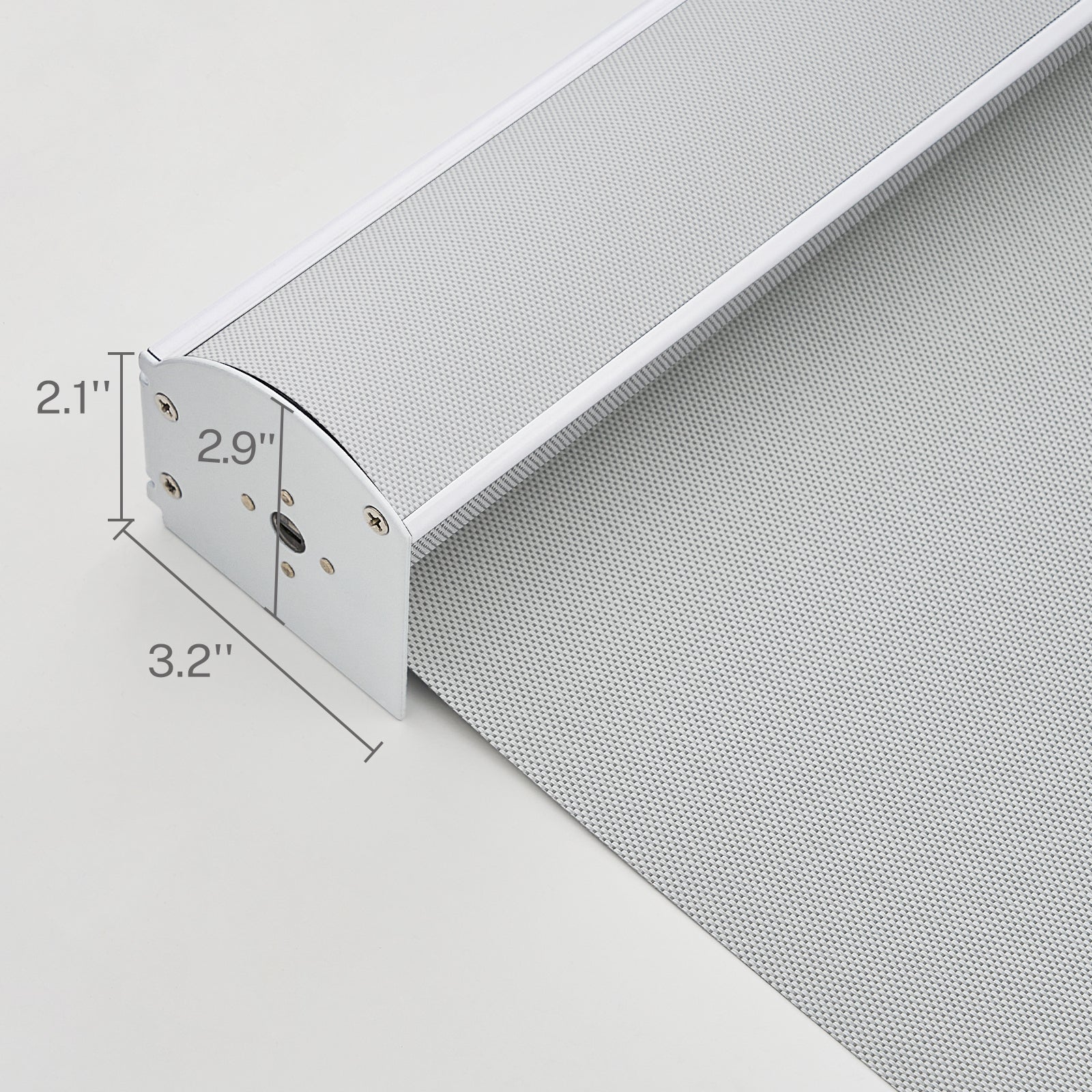 Keego roller blind detail WhiteSmoke-SK00-01057111