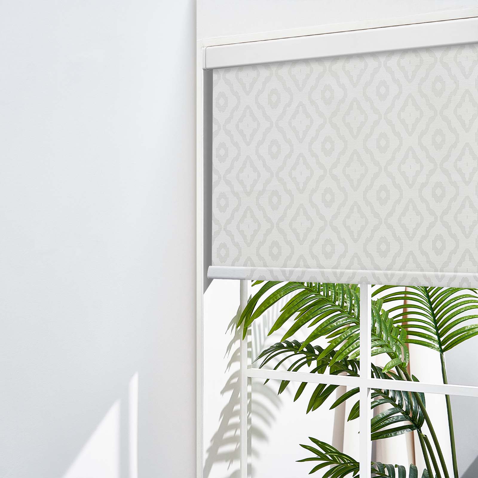 Keego MicroDim roller blinds with metal valances Ripple-71-5747