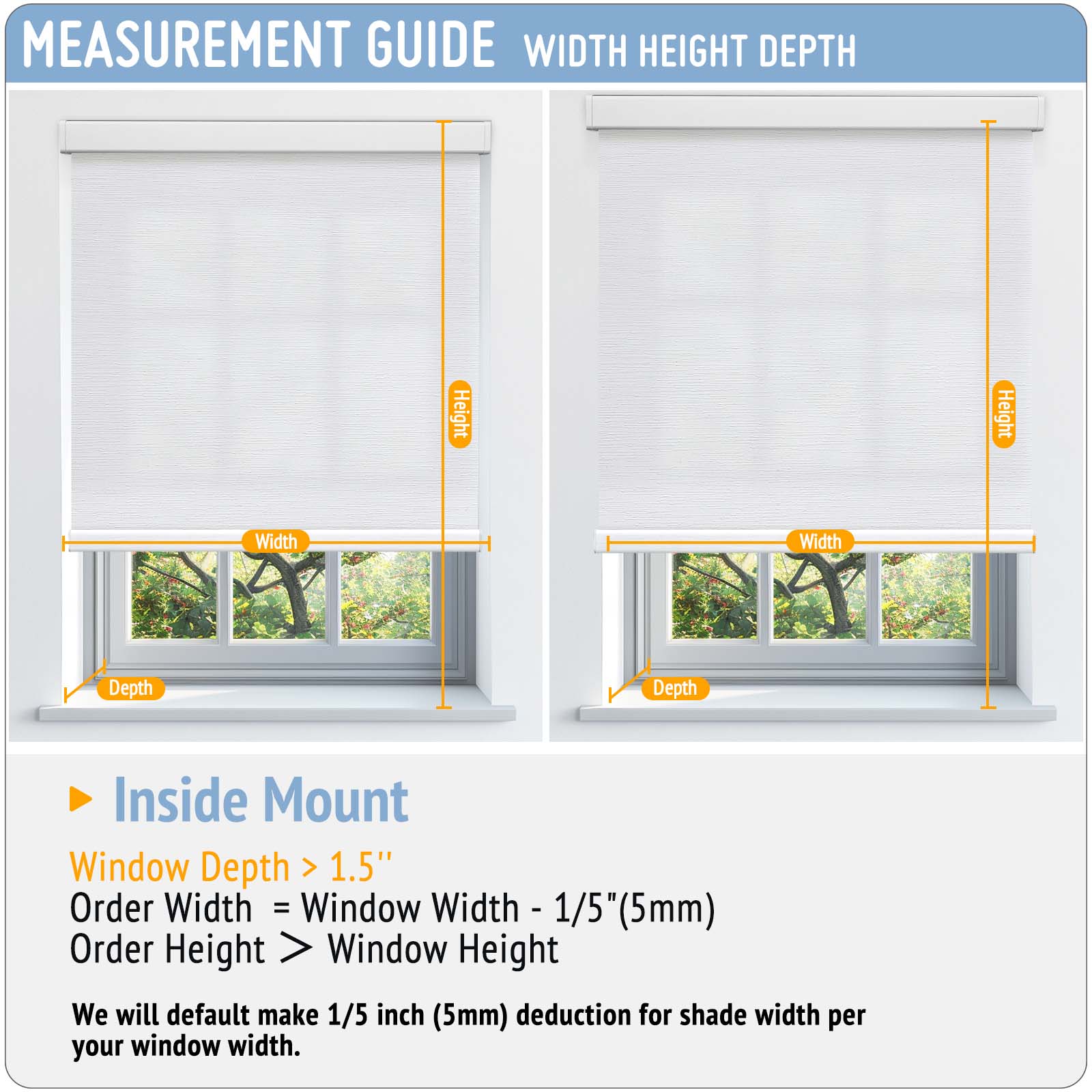 Keego MicroDim electric roller blinds Inside Mount White-41-5747