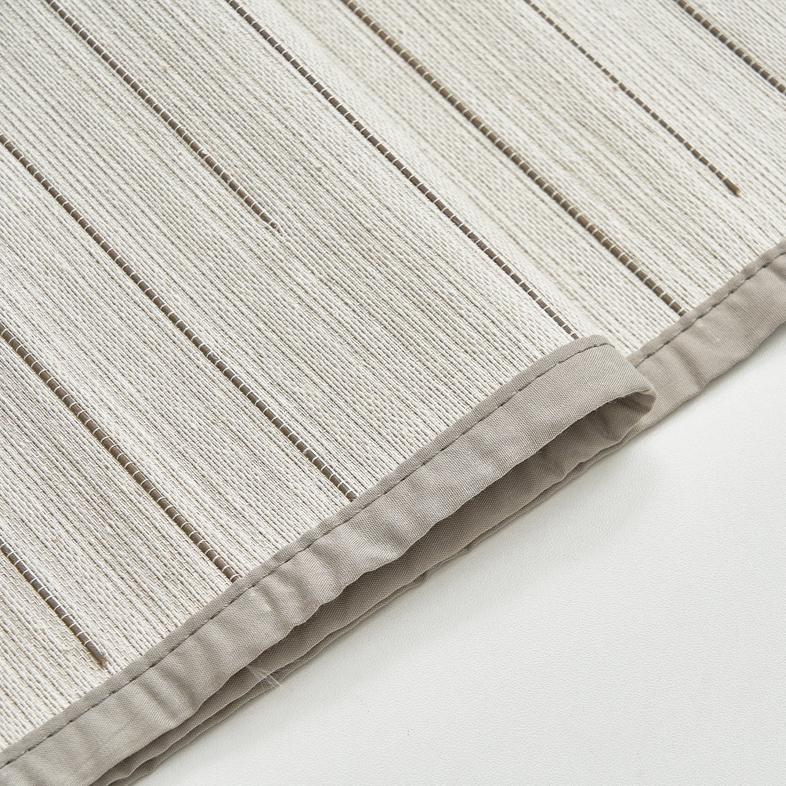 Keego Natural Fabric Roman Bamboo Shades Cordless