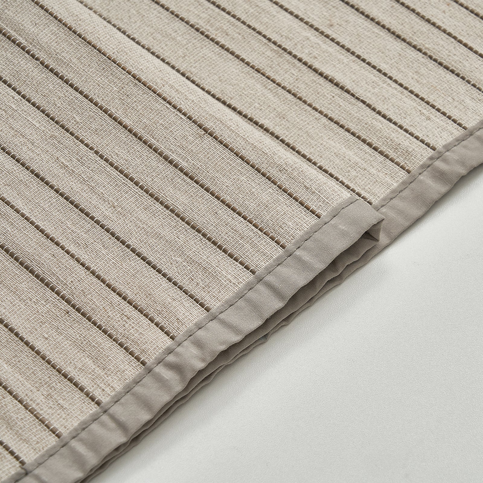 Keego Natural Fabric Roman Bamboo Shades Cordless