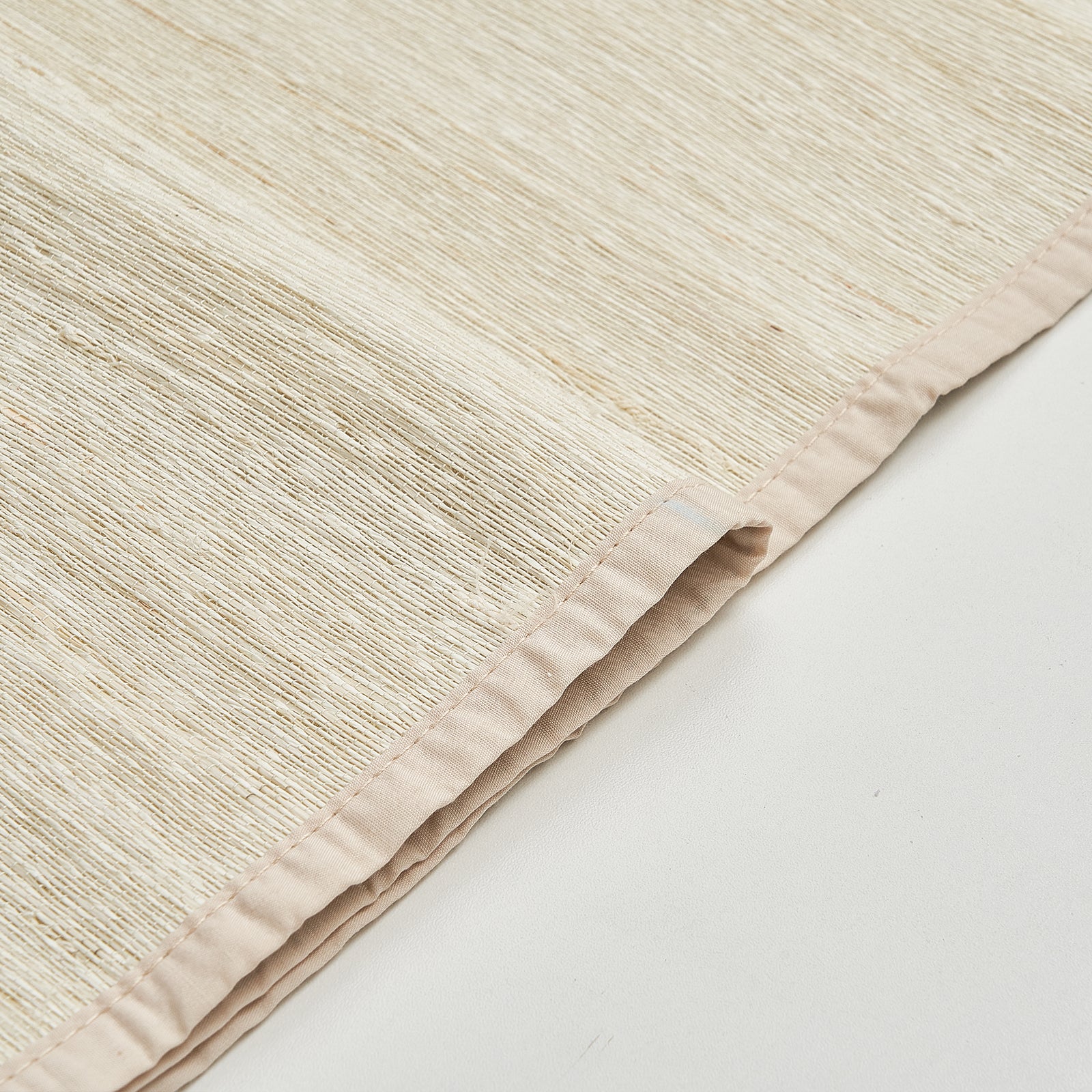 Keego Natural Fabric Roman Bamboo Shades Cordless