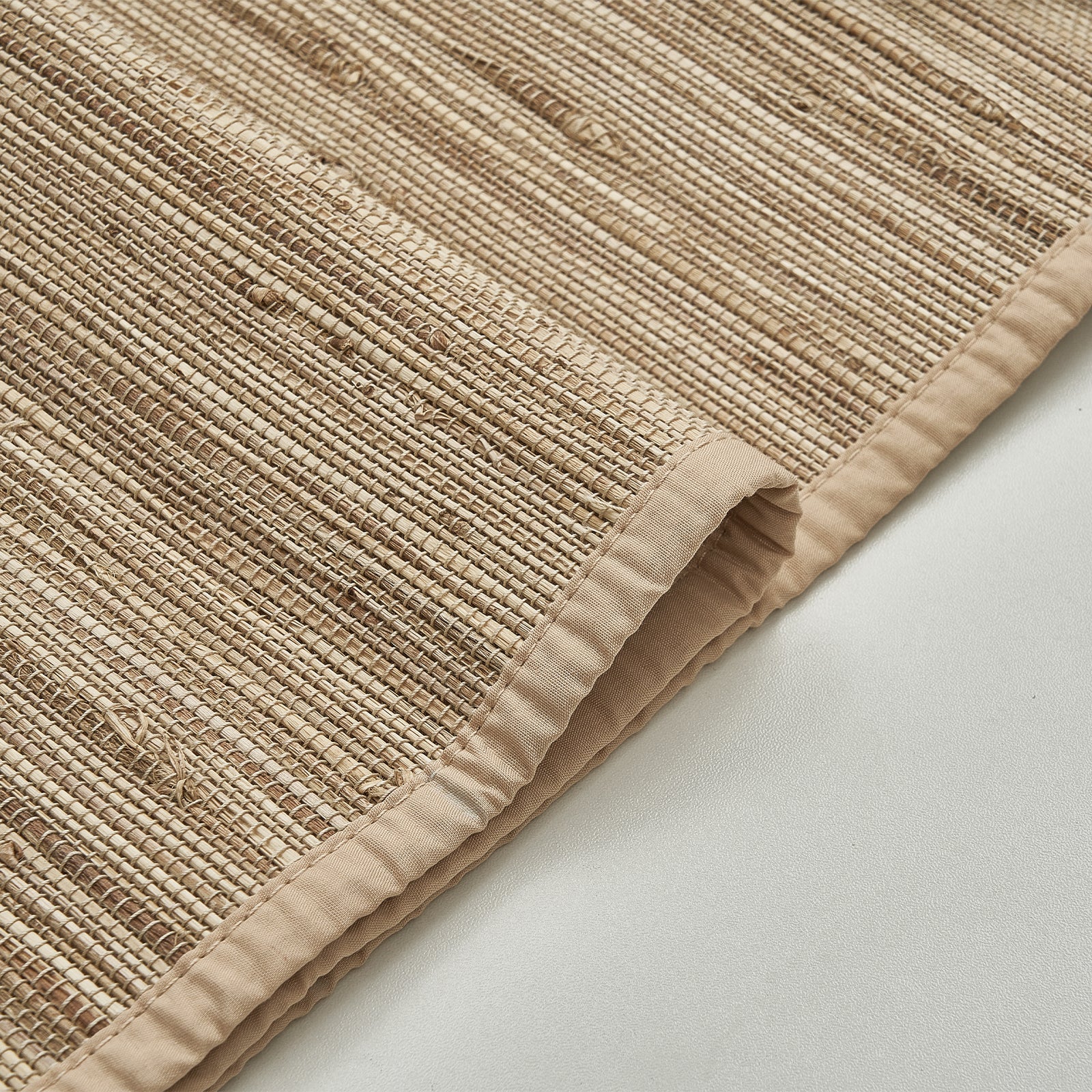 Keego Natural Fabric Roman Bamboo Shades Cordless