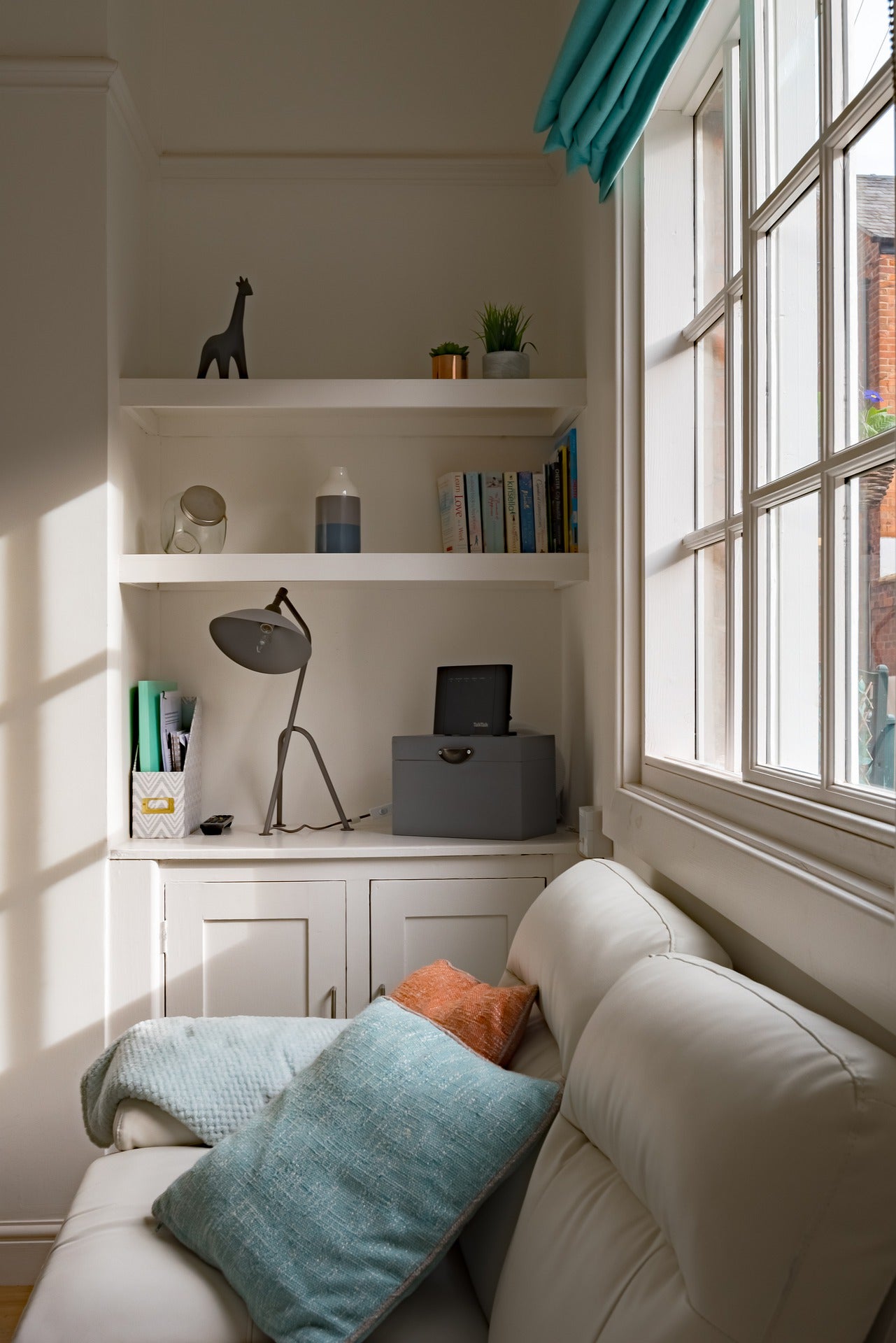 living room zebra blinds