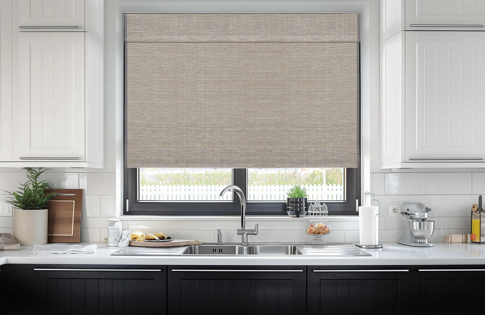 No Drill Roman Shades