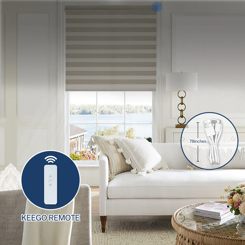 Motorized Zebra Blinds