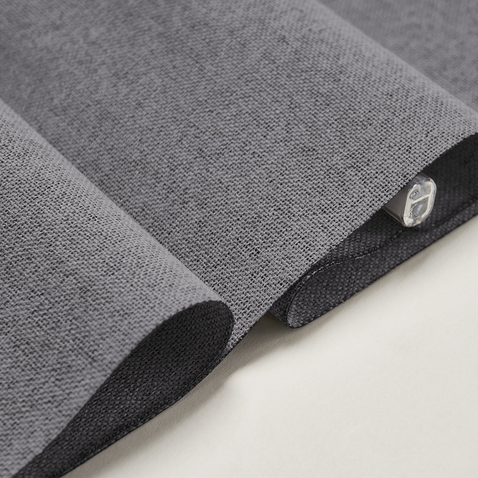 Keego Classic Soft Linen Roman Fabric Window Treatments
