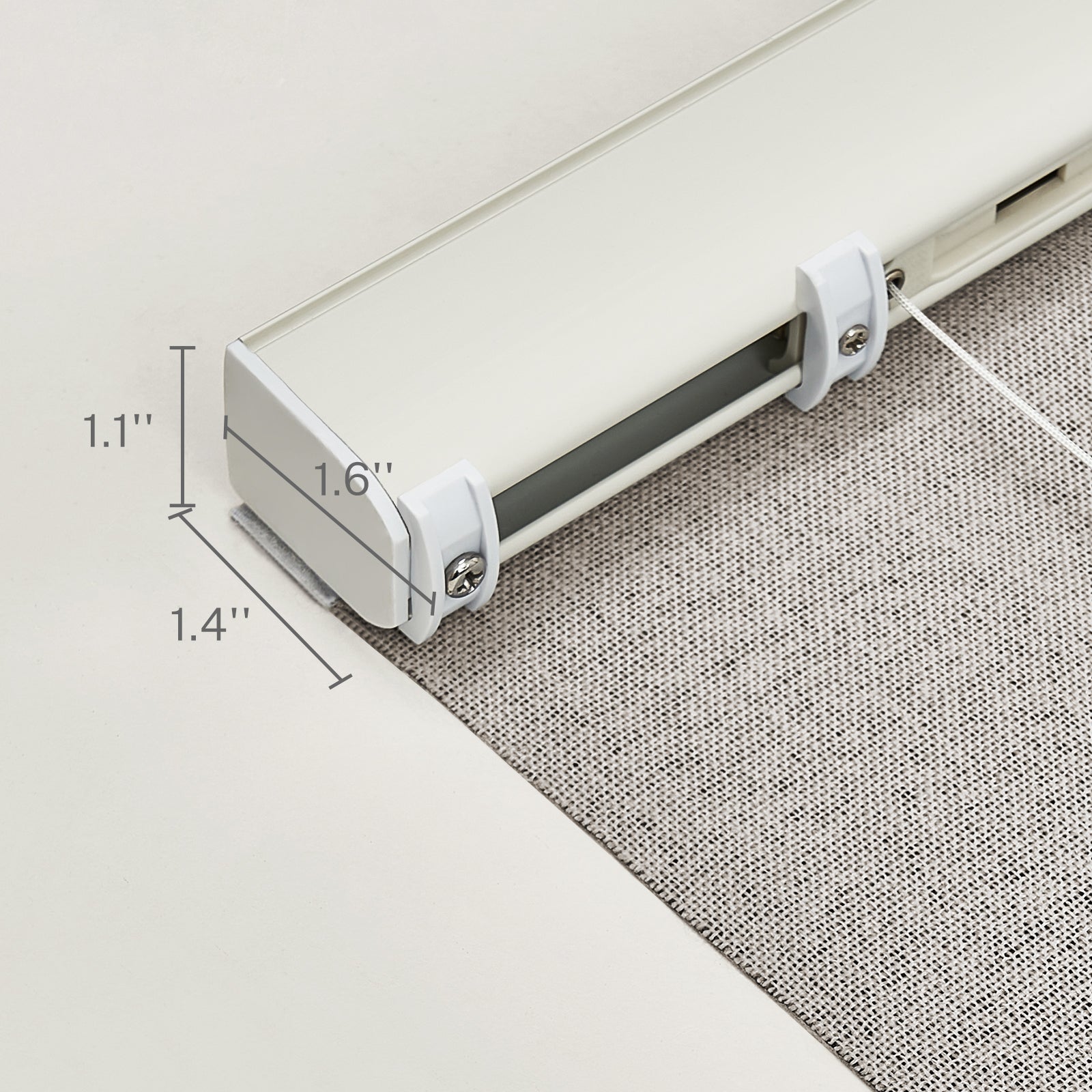 Keego Classic Soft Linen Roman Fabric Window Treatments