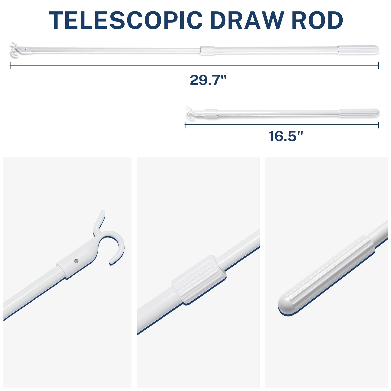 Draw Rod for Cordless Window Blinds