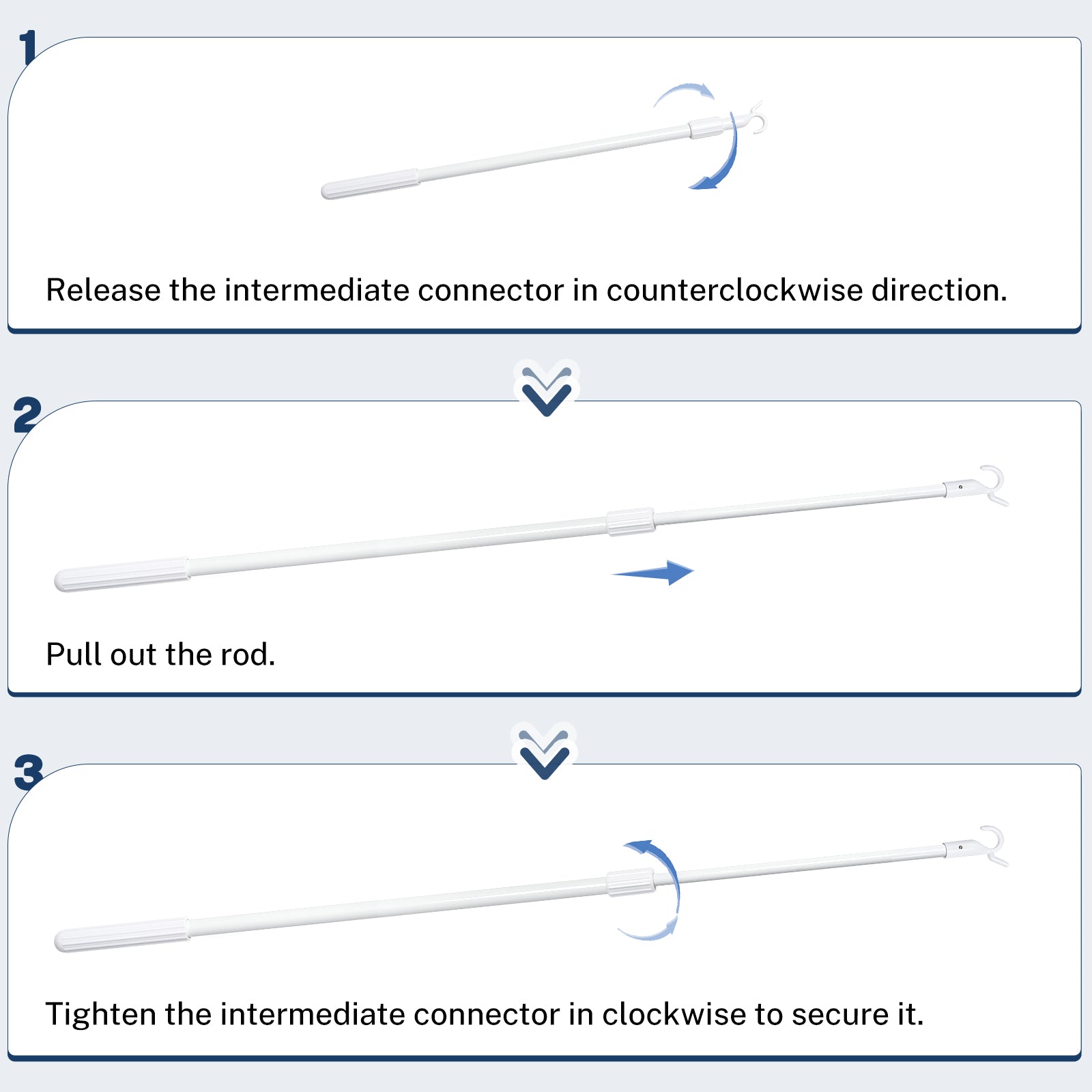 Keego Draw Rod for Cordless Window Blinds