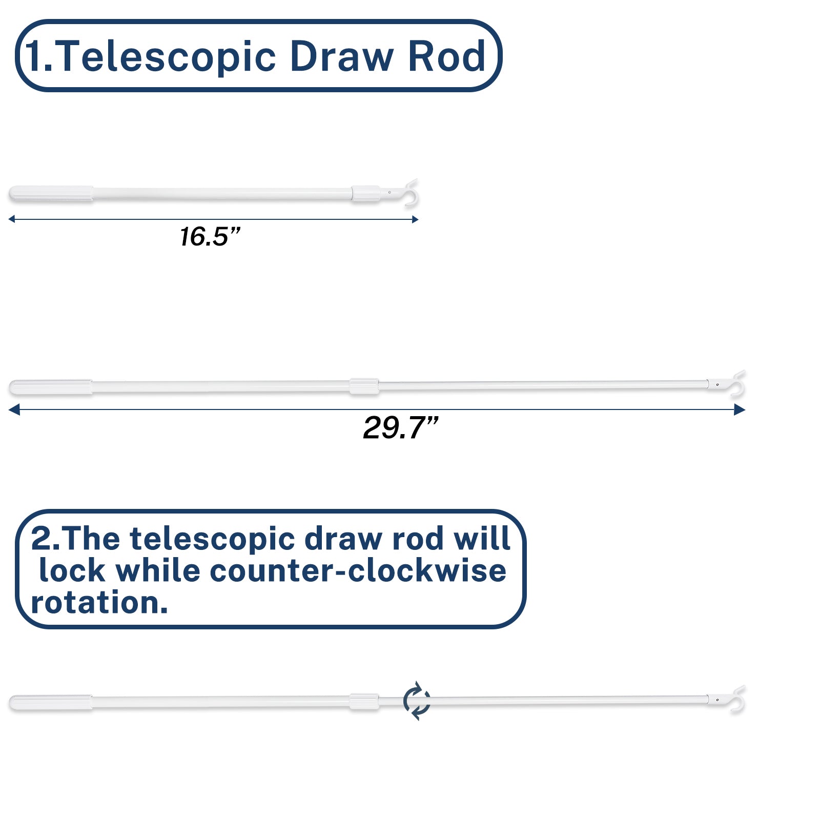 Telescopic Draw Rod