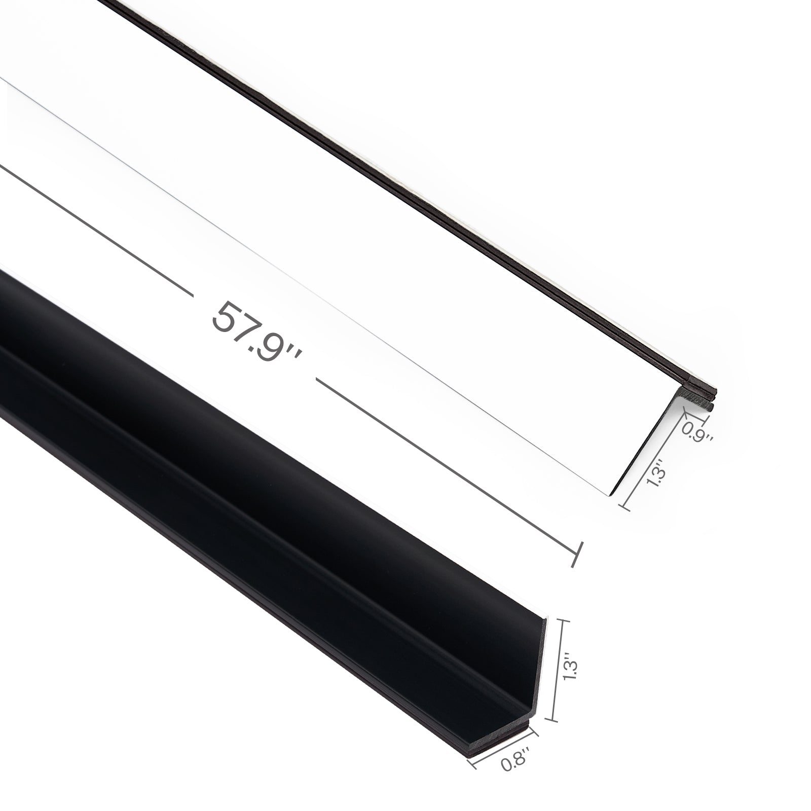 Keego PVC Light Blocking Strips for Window Shades & Blinds