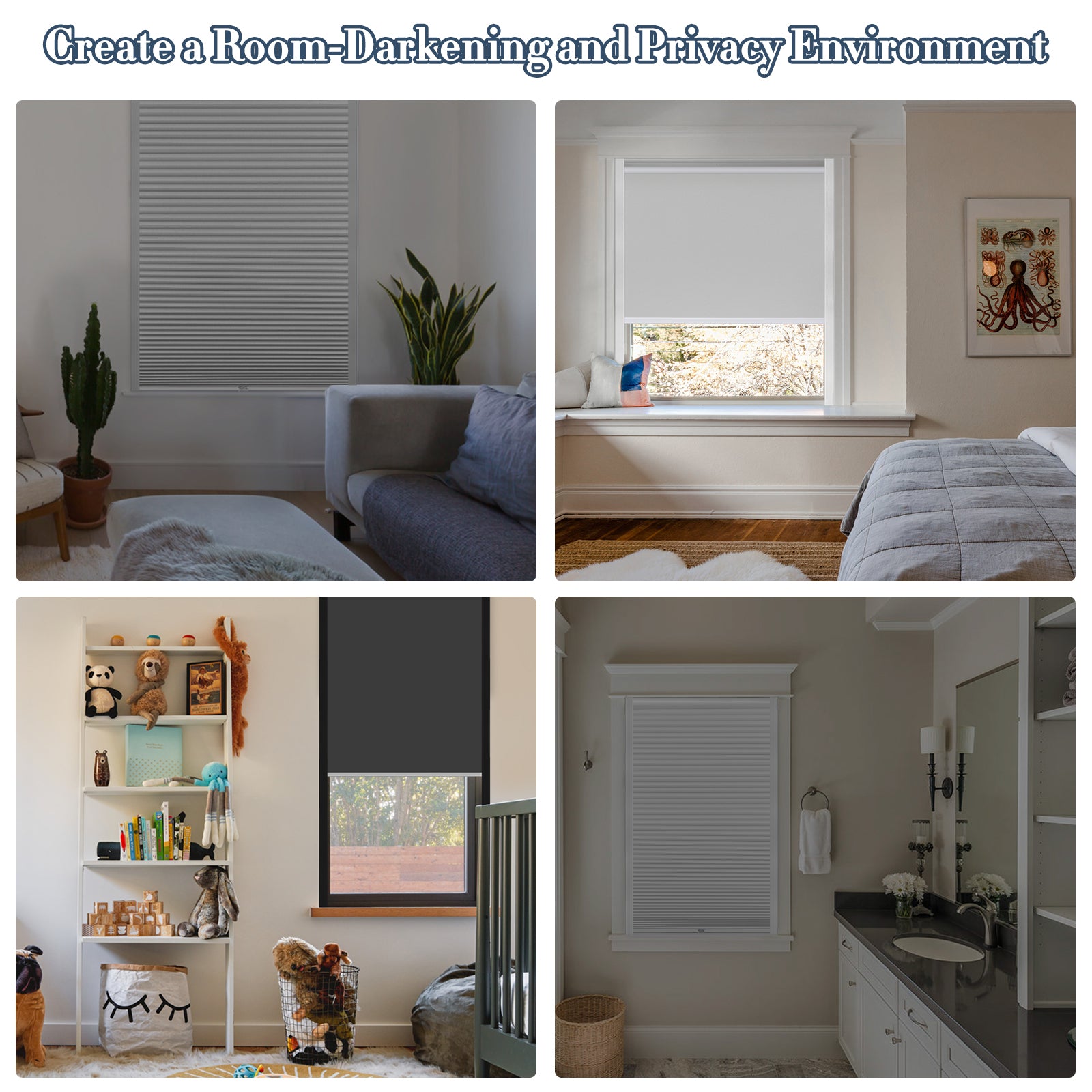 Keego PVC Light Blocking Strips for Window Shades & Blinds