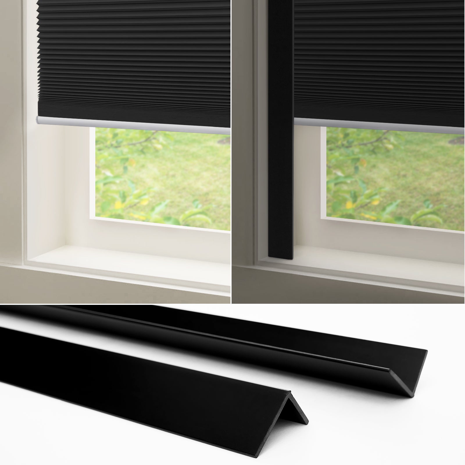 Keego PVC Light Blocking Strips for Window Shades & Blinds