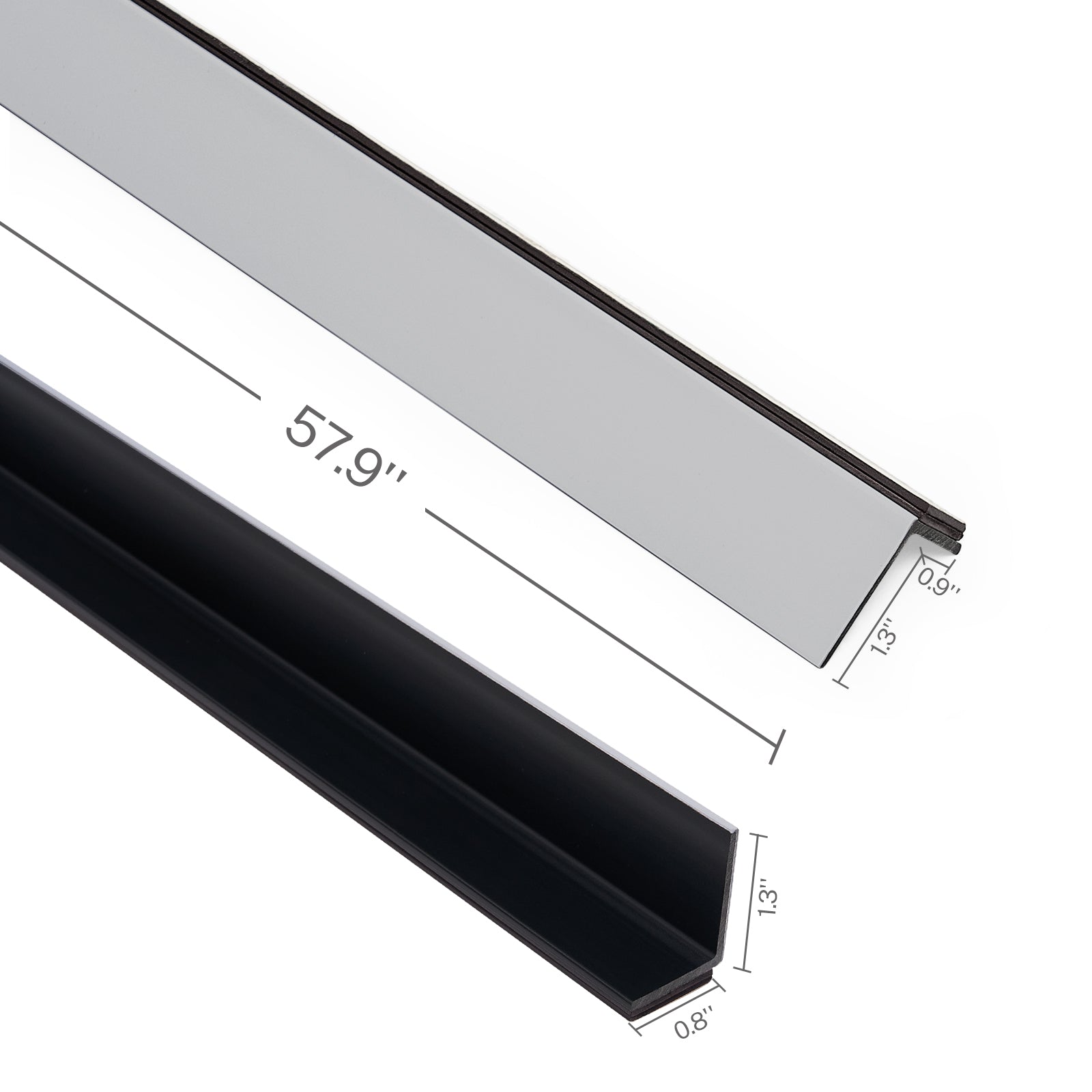 Keego PVC Light Blocking Strips for Window Shades & Blinds