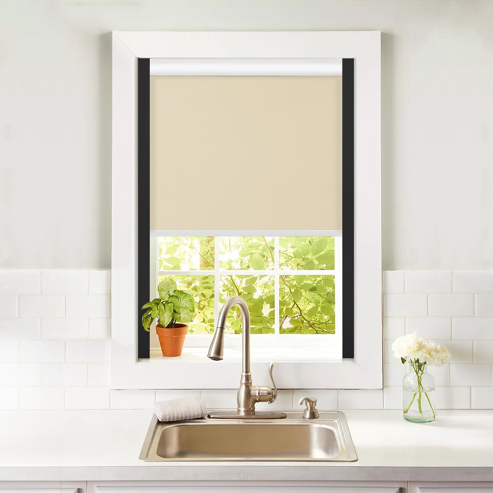 Keego PVC Light Blocking Strips for Window Shades & Blinds