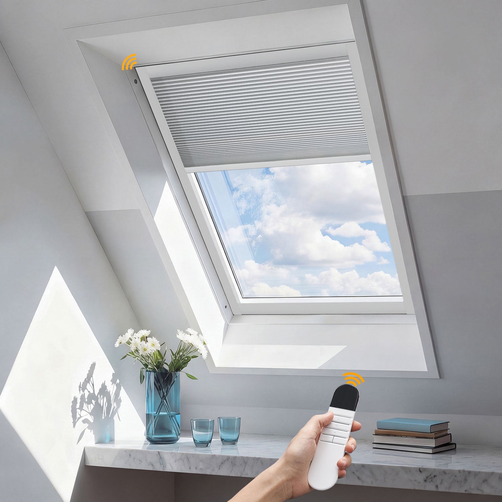 【533】Skyページ Keego Motorized Skylight Shades – Easy Install Smart Control