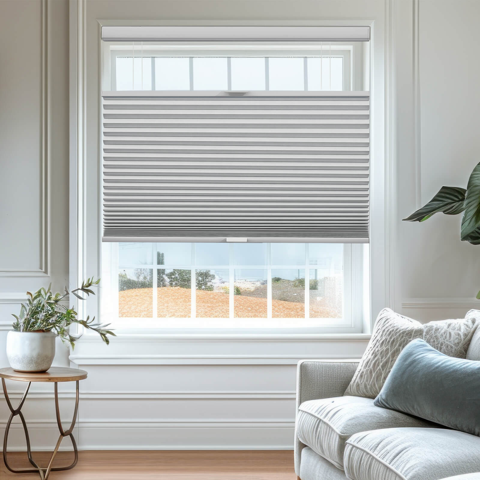 Keego Express Top Down Bottom Up Honeycomb Cellular Shades Cordless
