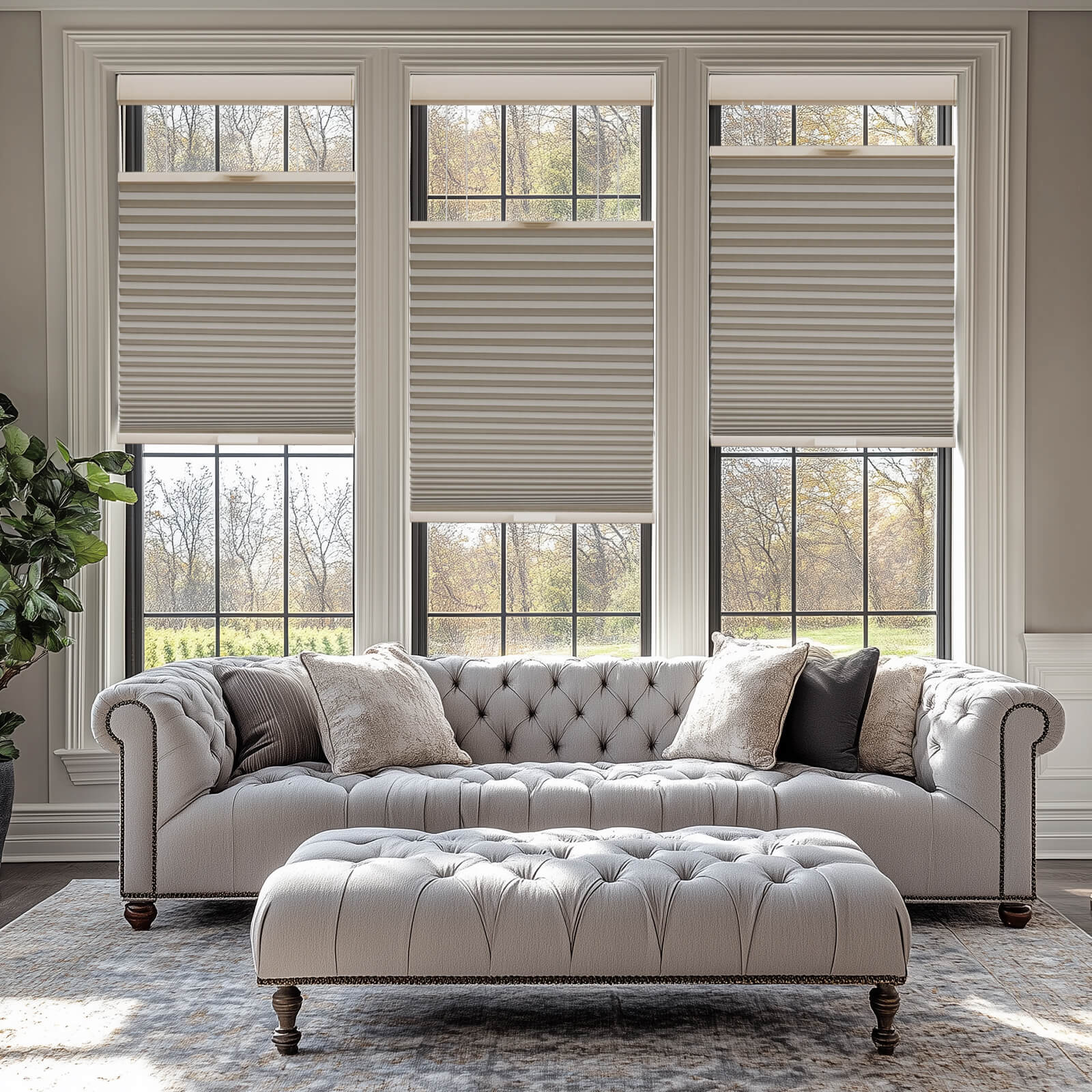 Keego Express Top Down Bottom Up Honeycomb Cellular Shades Cordless
