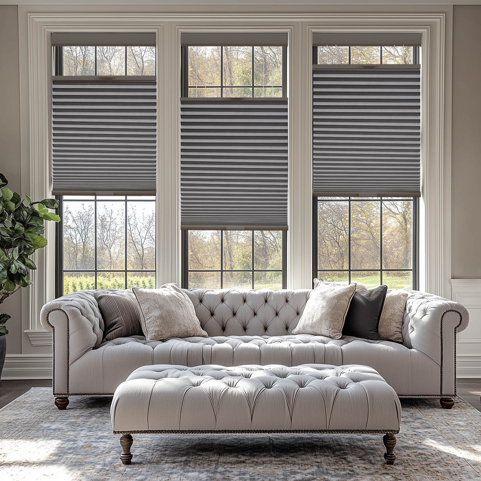 Keego Express Top Down Bottom Up Honeycomb Cellular Shades Cordless