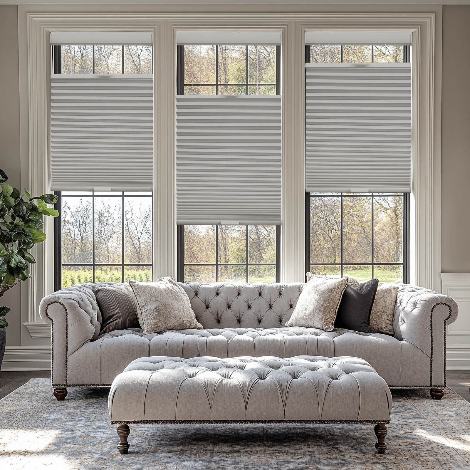Keego Express Top Down Bottom Up Honeycomb Cellular Shades Cordless
