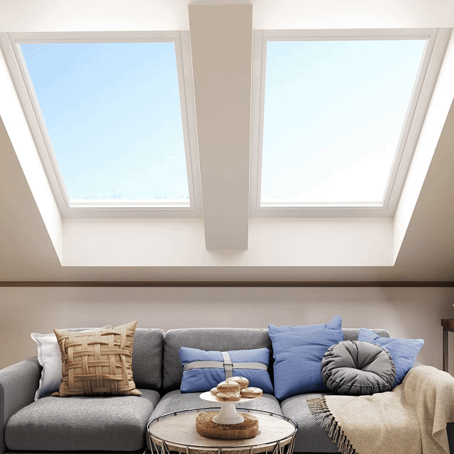 Keego Wabenrollos – Kabellos, Verdunkelnd, 84 X 122 Cm | Weiß, Für Innenfenster | Energieeffizient & Schalldämmend