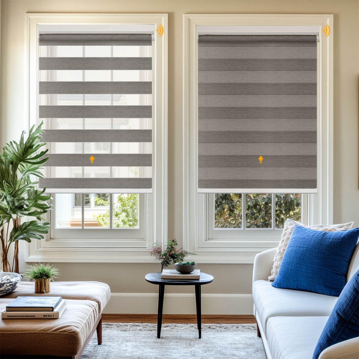 Elegant Zebra Shades for Windows - Stylish Zebra Blinds