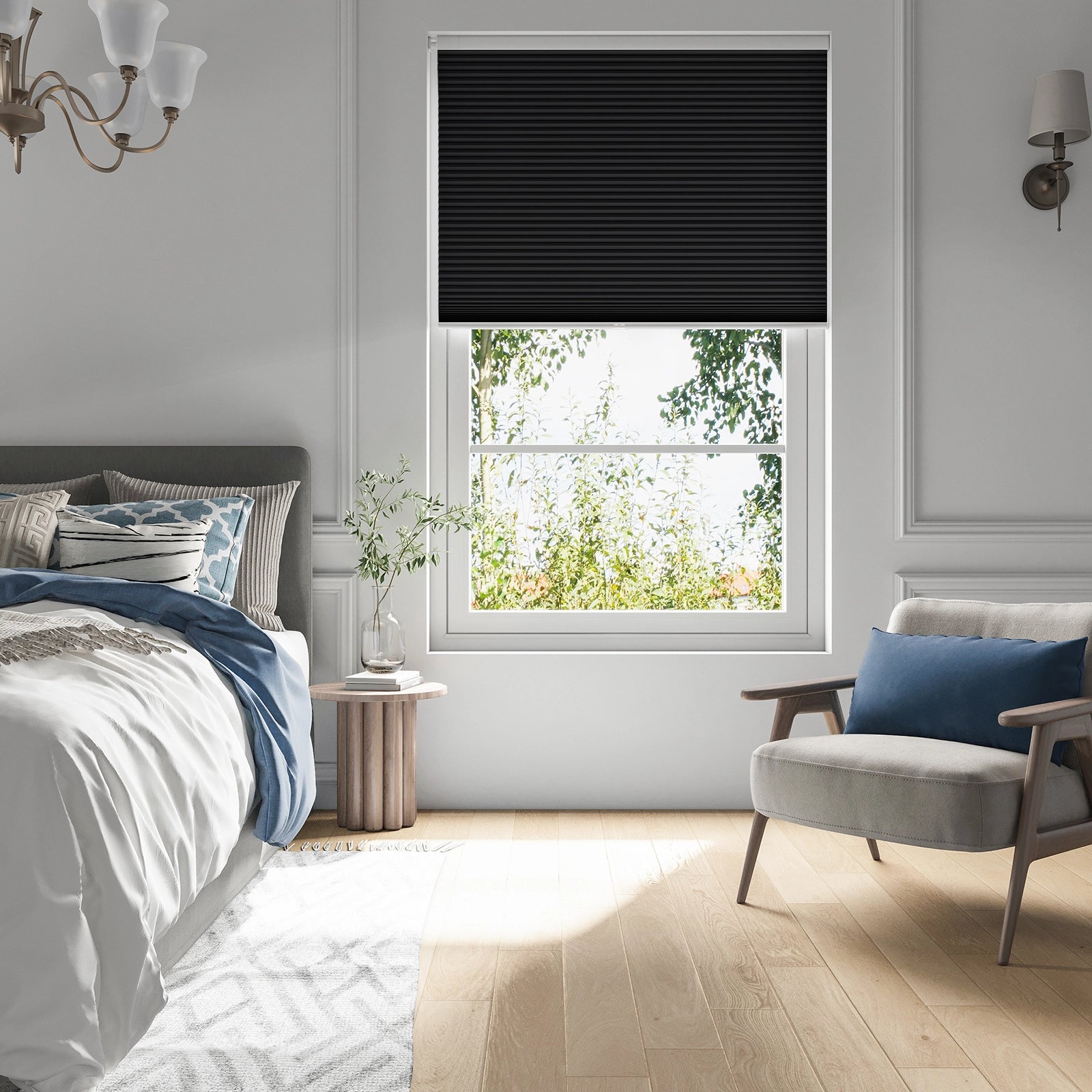 keego classic no drill honeycomb cellular shades cordless