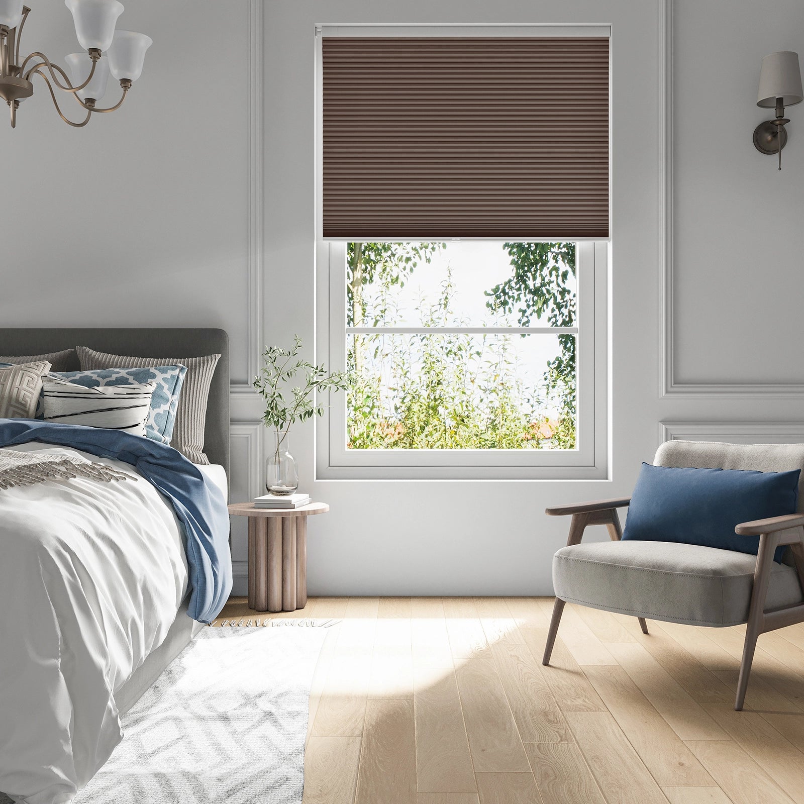 keego classic no drill honeycomb cellular shades cordless