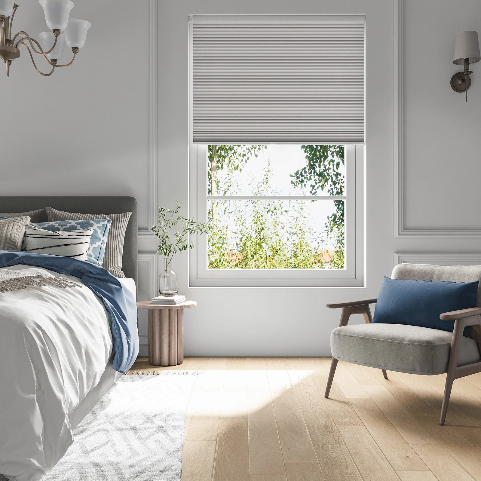 keego classic no drill honeycomb cellular shades cordless