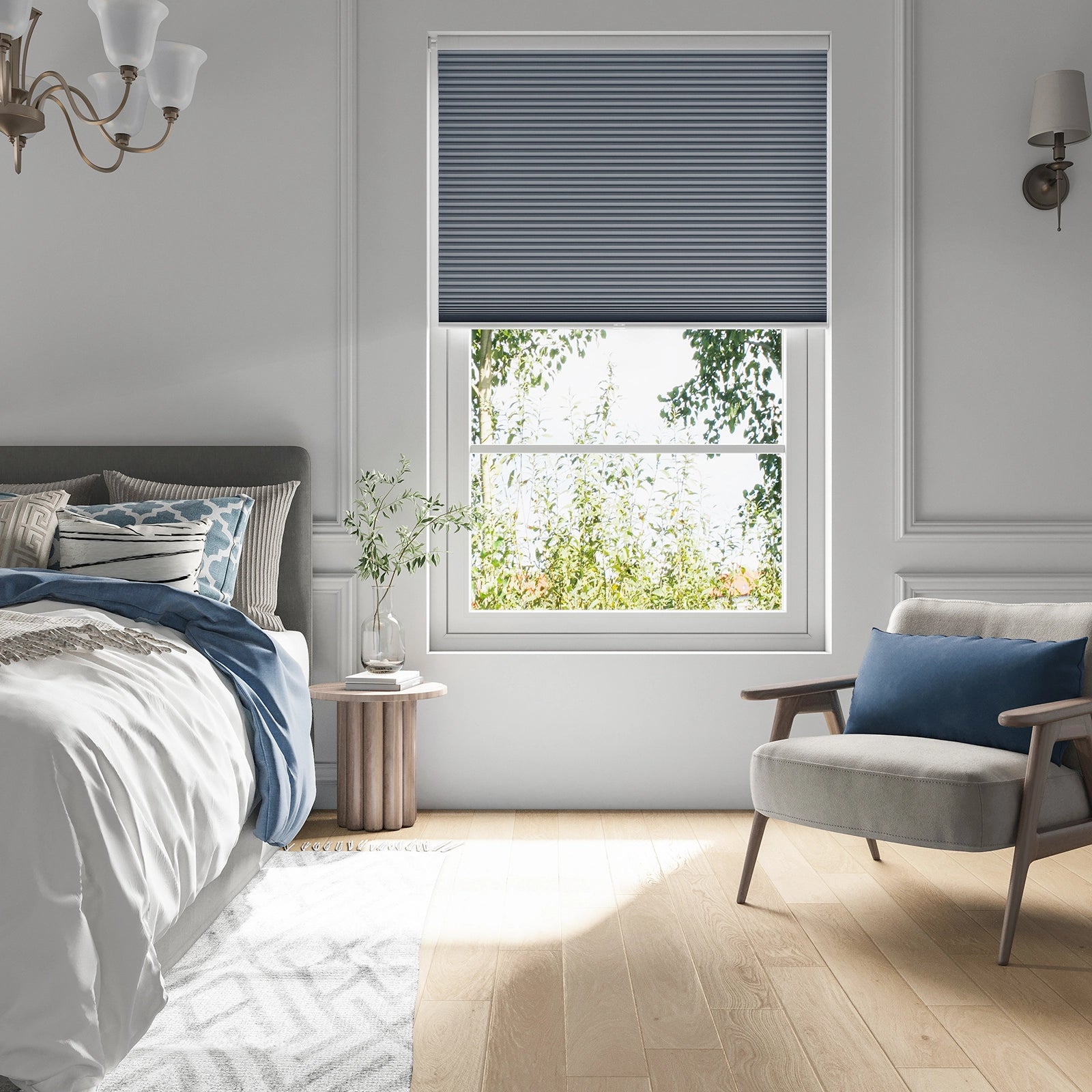 keego classic no drill honeycomb cellular shades cordless