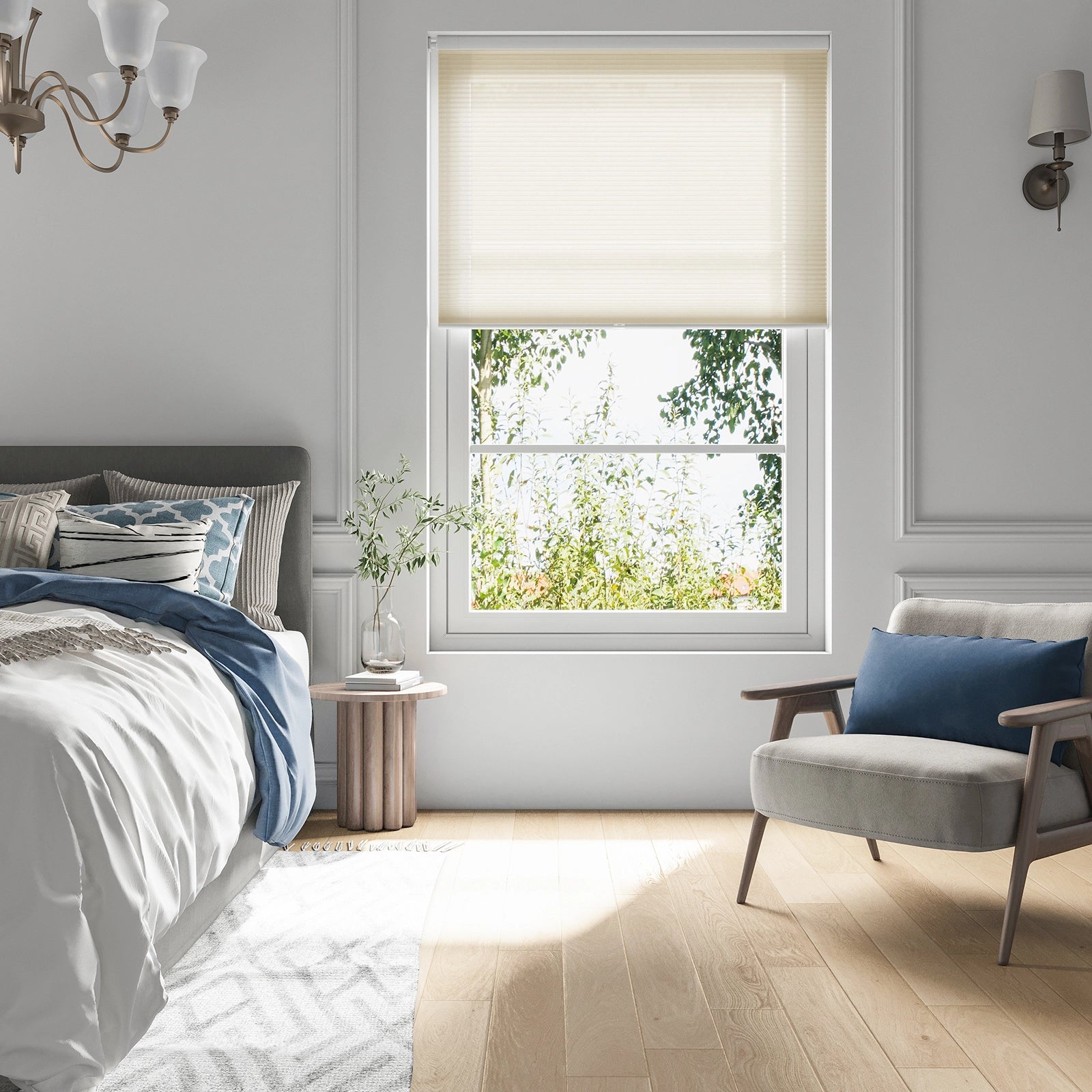 keego classic no drill honeycomb cellular shades cordless