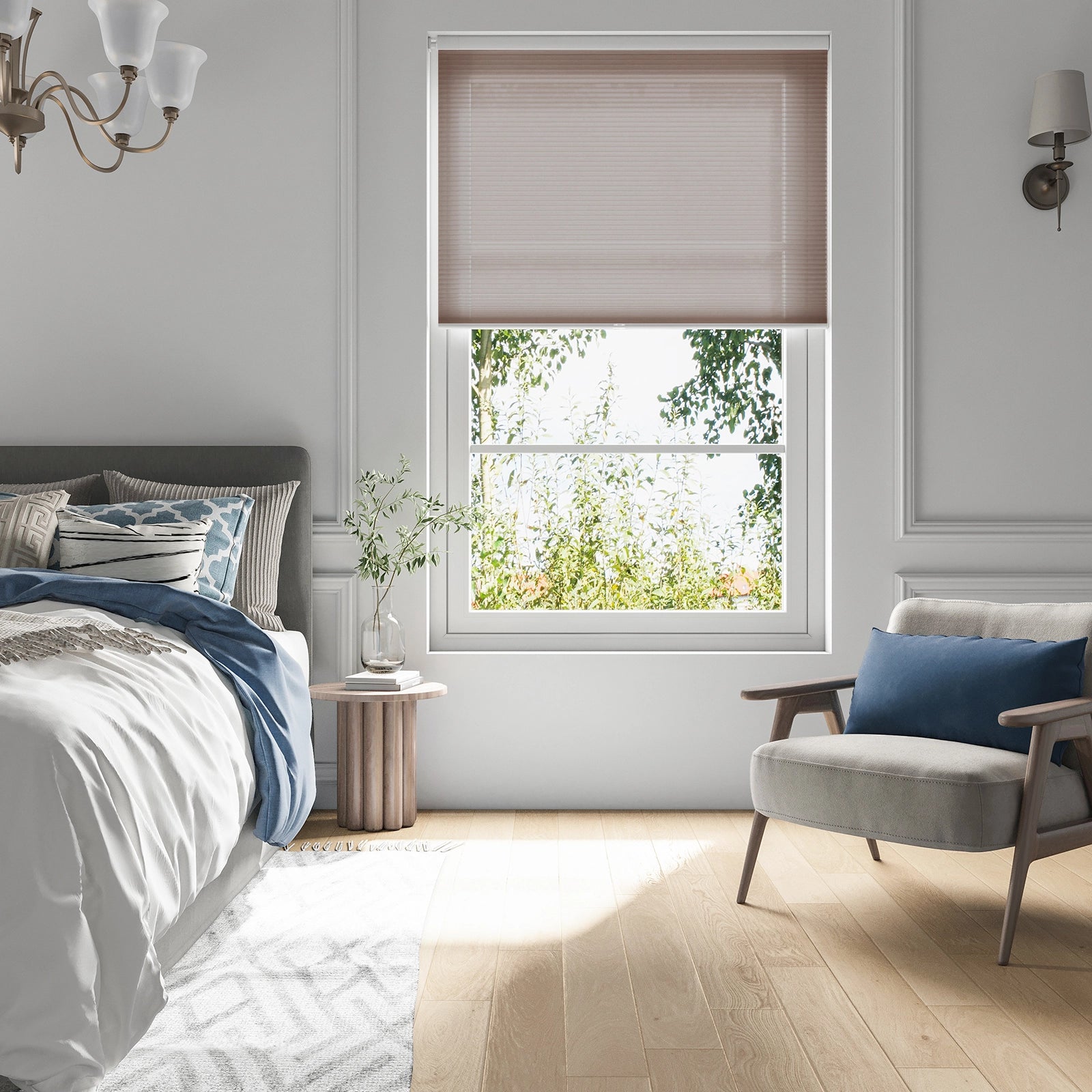 keego classic no drill honeycomb cellular shades cordless