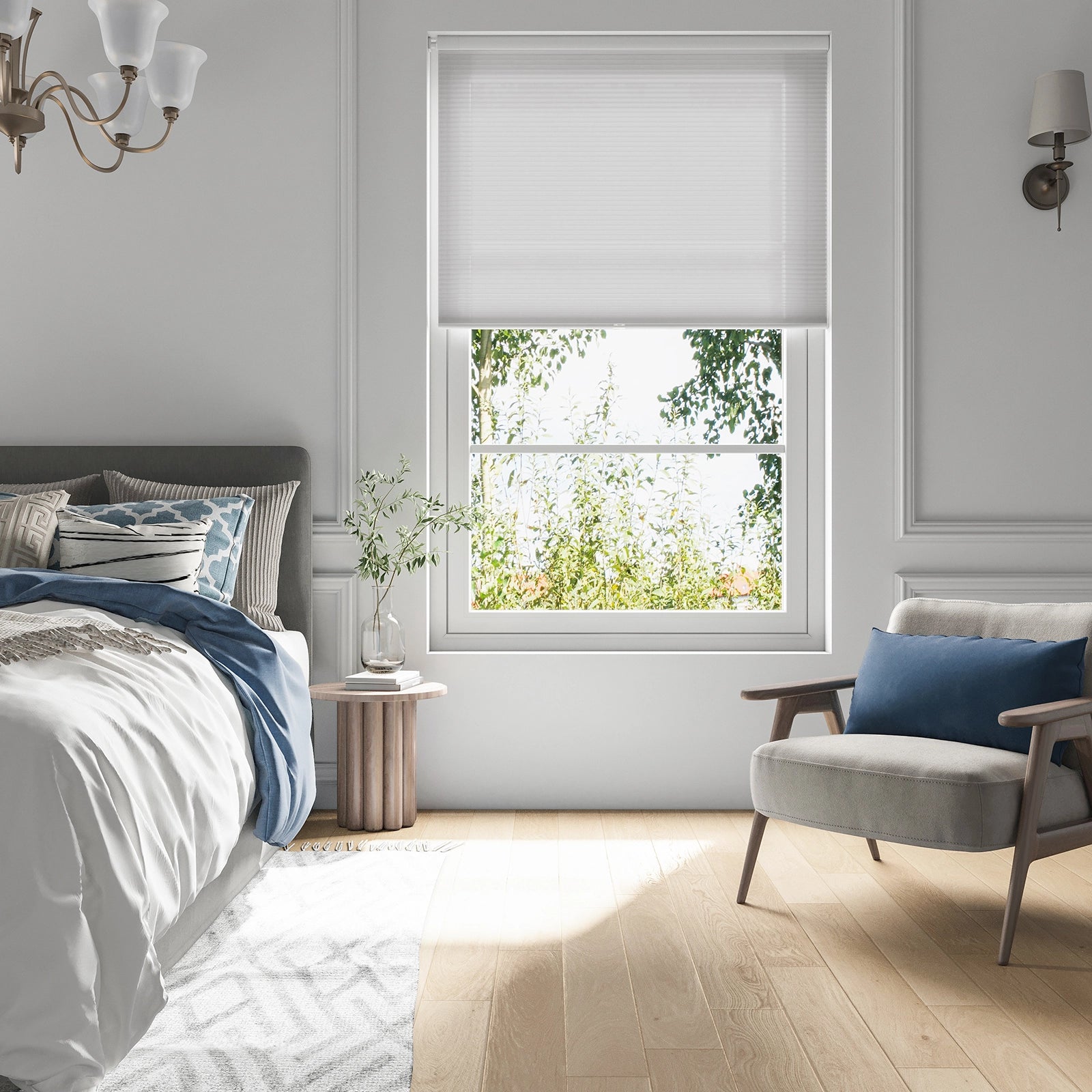 keego classic no drill honeycomb cellular shades cordless