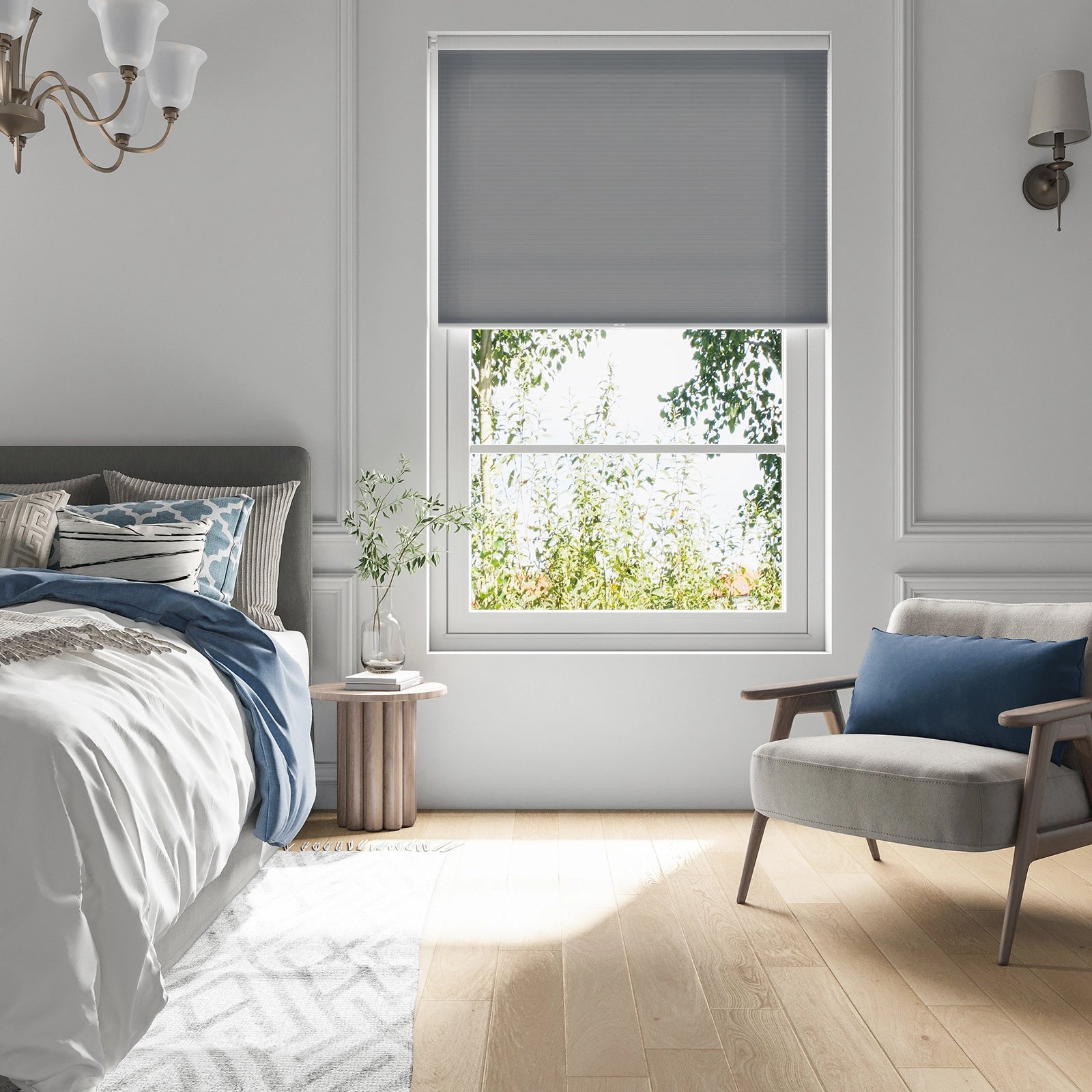 keego classic no drill honeycomb cellular shades cordless