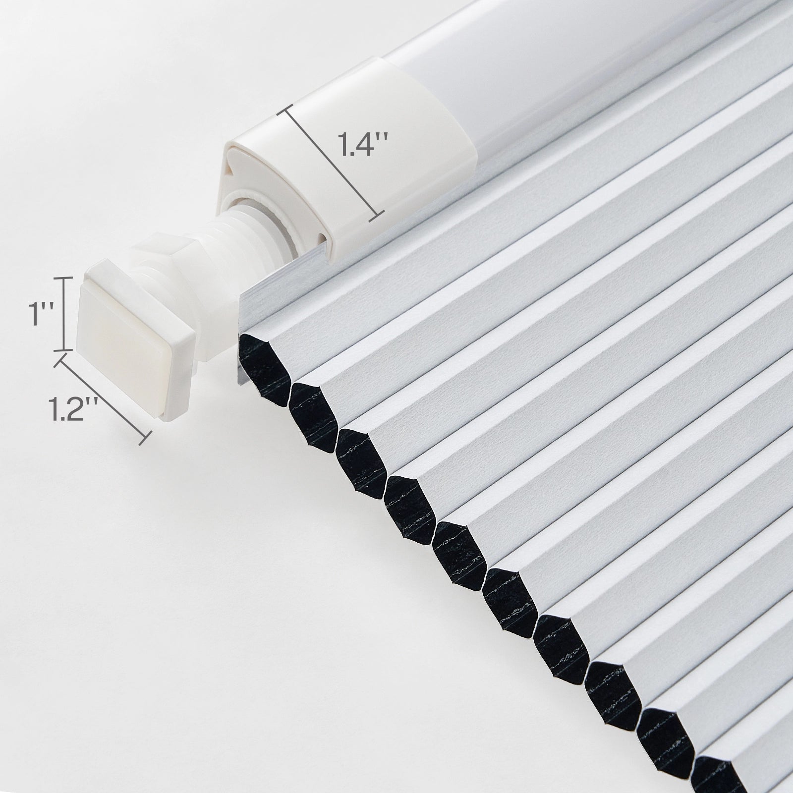 keego classic no drill honeycomb cellular shades cordless
