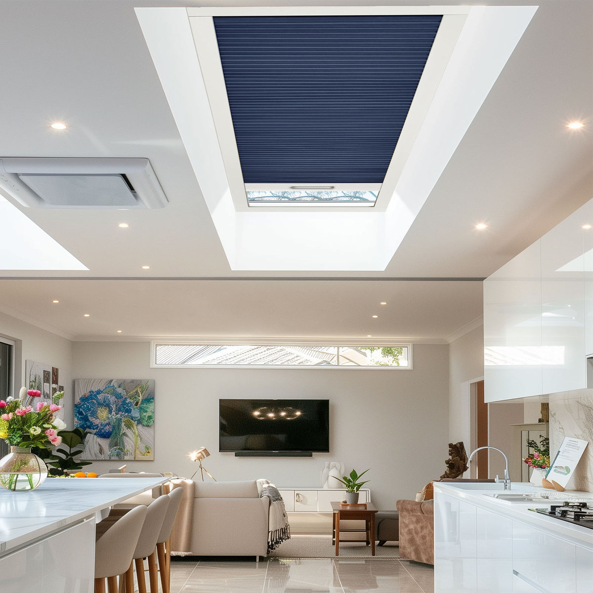 Cordless Skylight Cellular Shades | Keego Blinds